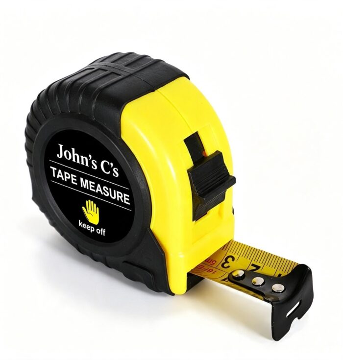Personalised Tape Measure – angled